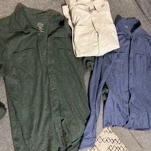 J. Crew slim untucked Slub Jersey